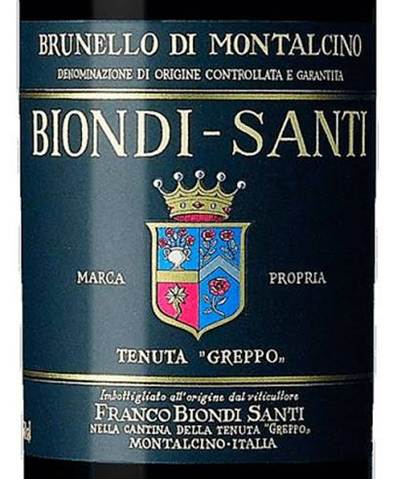 Biondi-Santi (Il Greppo) Brunello di Montalcino 2018 - Woodland Hills Wine Company