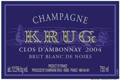 Best local price for 2000 Krug Clos d'Ambonnay Blanc de Noirs Brut - stores near you in USA