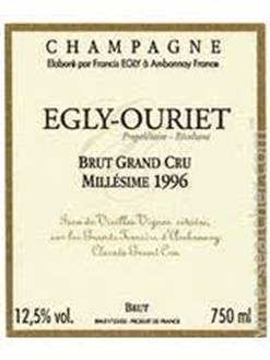 Best local price for 1996 Egly-Ouriet Grand Cru Brut Millesime - stores near you in USA