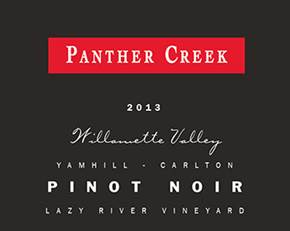2013 Panther Creek Lazy River Vineyard Pinot Noir Willamette Valley - click image for full description