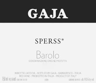 2020 Gaja Sperss Barolo Magnum image
