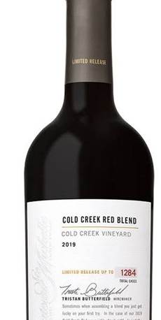 2019 Limited Release Cold Creek Red Wine Blend